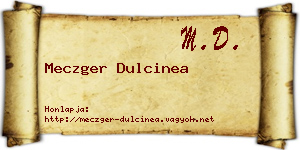 Meczger Dulcinea névjegykártya